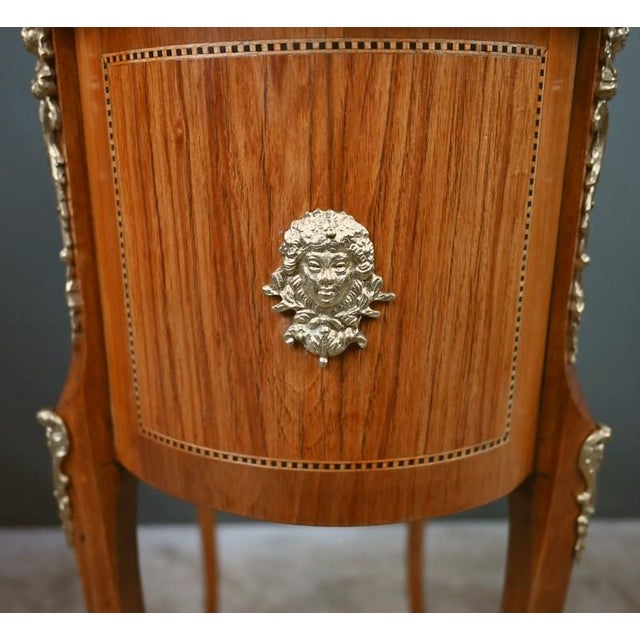 Small Transition Marquetry Coffee Table, 1940 For Sale - Image 10 of 18
