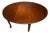 English Oval Top Walnut Dining Table of the 1700s For Sale