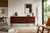 An exceptional Danish modern credenza designed by the highly coveted designer Ib Kofod-Larsen for Faarup Mobelfabrik,...
