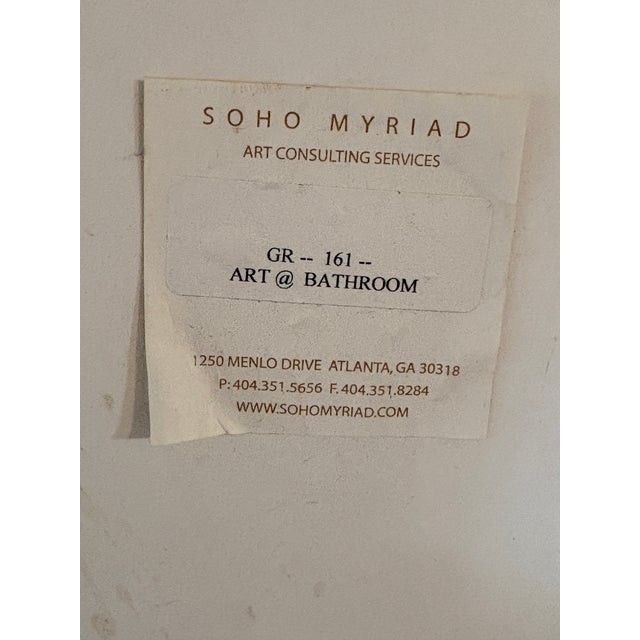 Frances Erwin Bandorf 2004 Abstract Figurative Drawing, Framed, Soho Myriad Curated For Sale - Image 4 of 5