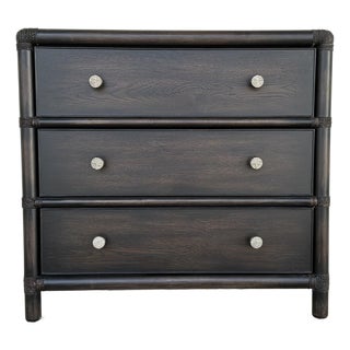 Hooker Organic Modern Bamboo and Rope Retreat Nightstand For Sale