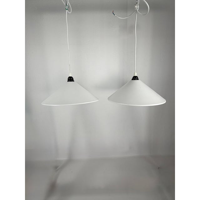 Modern Danish Pendant Lamps, 1970s, Set of 2 For Sale - Image 9 of 9