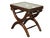 A late 19th-C. Victorian walnut adjustable piano stool repurposed as an end table. Features original functional height...