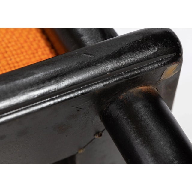 1960s Mid 20th Century Modern Painted Armchairs - a Pair For Sale - Image 5 of 12