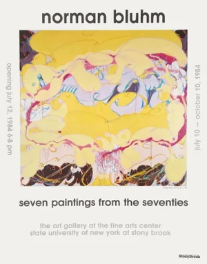 1984 Norman Bluhm University of New York Exhibition Poster