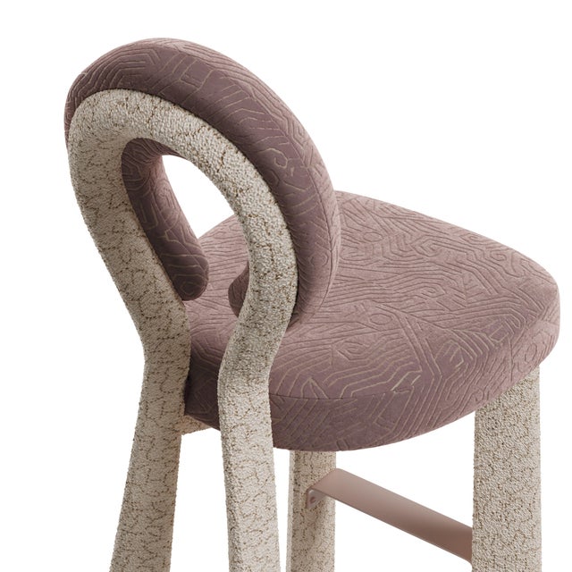Contemporary Mary Bar Chair by Ottiu For Sale - Image 3 of 10