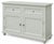 Traditional Two-Door Sideboard Cabinet – Painted in Sherwin-Williams Sea Spray For Sale - Image 3 of 7