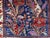 Afghan Peacock Area Rug, Hand-Knotted Wool, Floral, 4x6, Indigo & Magenta For Sale - Image 12 of 13