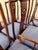Mid-Century Modern Set of 8 Vintage Rosewood Dining Chairs With Blue Seats For Sale - Image 3 of 18