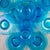 1920s Fenton Celeste Blue Stretch Glass Plates, Set of 12 For Sale In Philadelphia - Image 6 of 18