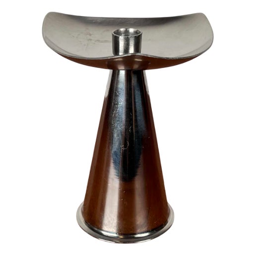 Vintage Metal Candleholder from Selandia, Norway, 1970s For Sale