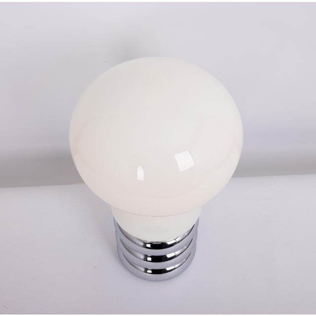Glass Mid-Century Modern German Giant Bulb by Ingo Maurer, 1960s For Sale - Image 7 of 12