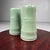 1940s Small Vintage Japanese Celadon Ikebana Vases with Bamboo Relief, 1940s, Set of 2 For Sale - Image 5 of 9