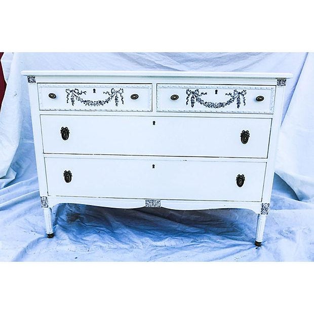 Antique French Style Dresser in White Chairish