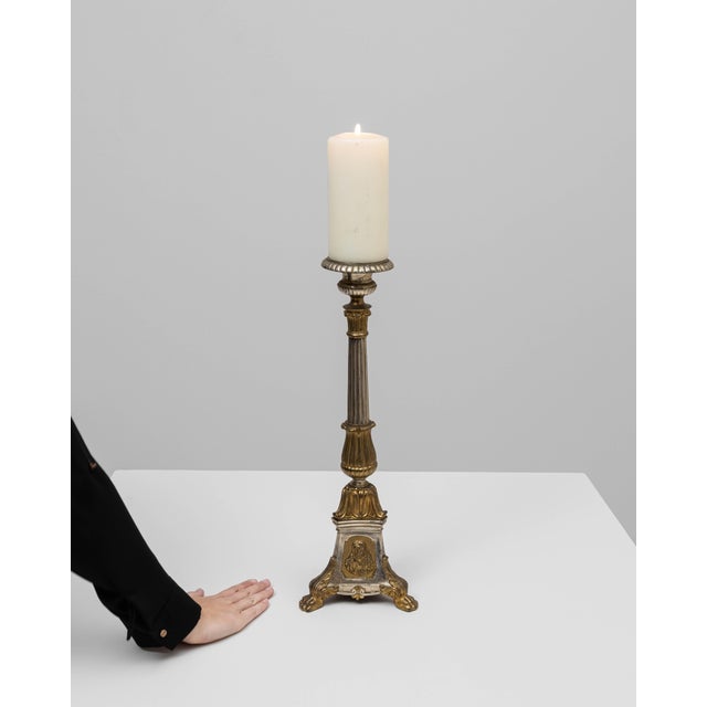 19th Century French Metal Candlestick For Sale - Image 18 of 18