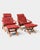 Danish Laxy Lounge Chairs with Ottomans from Skipper Furniture, 1970s, Set of 4 For Sale - Image 10 of 10