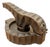 Vintage Tramp Art Hand-Carved Wooden Nutcracker & Catchall For Sale