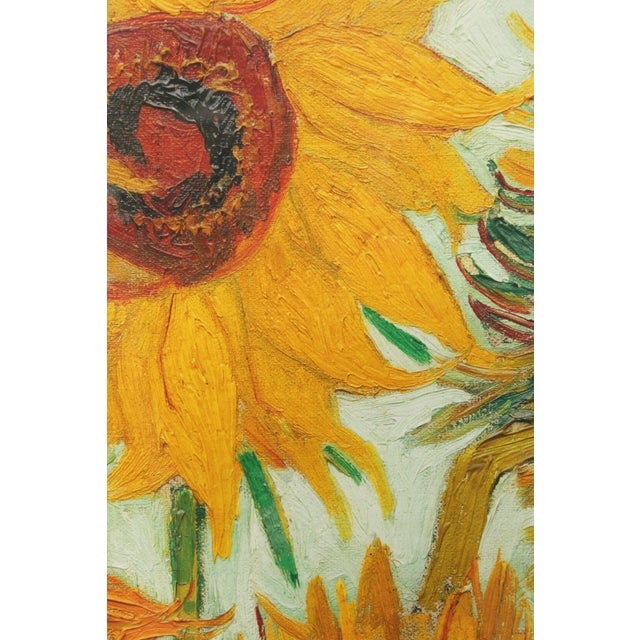 Vincent Van Gogh Framed Print, 'Sunflowers' For Sale - Image 9 of 12