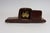 Brown German Art Deco Mahogany and Brass Mantle Clock With Key by Emes For Sale - Image 8 of 18