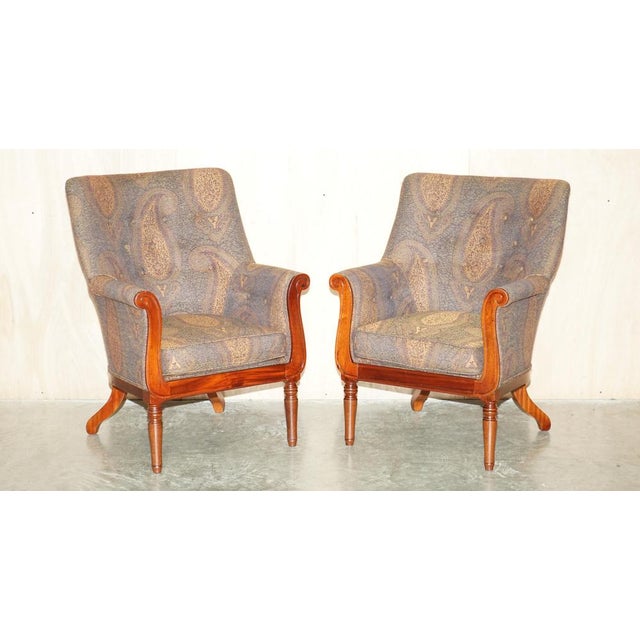 Royal house antiques is delighted to offer for sale this stunning pair of george smith william iv. Library armchairs with...