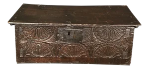 Ancient British 17th Century Bible Box