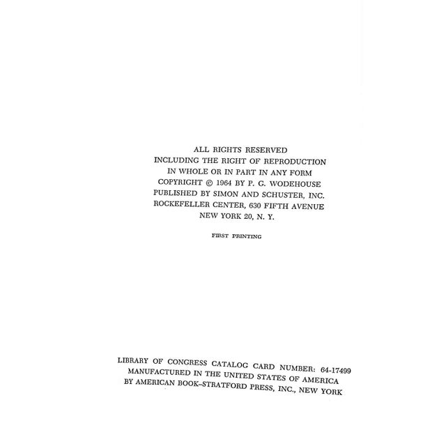 1960s "Biffen's Millions" 1964 Wodehouse, p.g. For Sale - Image 5 of 6