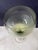 Glass Late 20th Century Olive Green Ombré Optic Ribbed Balloon Bowl Wine Goblets - Set of 5 For Sale - Image 7 of 9