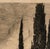 A striking early 20th-century French etching depicting a tranquil lakeside landscape framed by dramatic cypress trees...