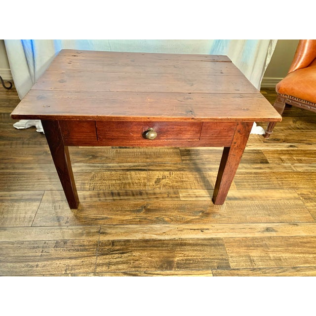19th Century French Pine Coffee Table For Sale - Image 4 of 12