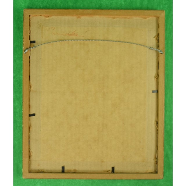 Property from the Estate of Mary S.B. Braga Art Sz: 8"H x 5 7/8"W Frame Sz: 13"H x 10 3/4"W