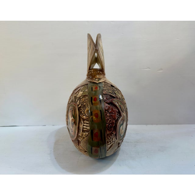 Ceramic Hand Crafted Vase by Gail Markiewicz For Sale - Image 7 of 10