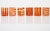 Burnt Orange & White Zanfirico Murano Glasses from Cenedese, Set of 6 For Sale - Image 16 of 18