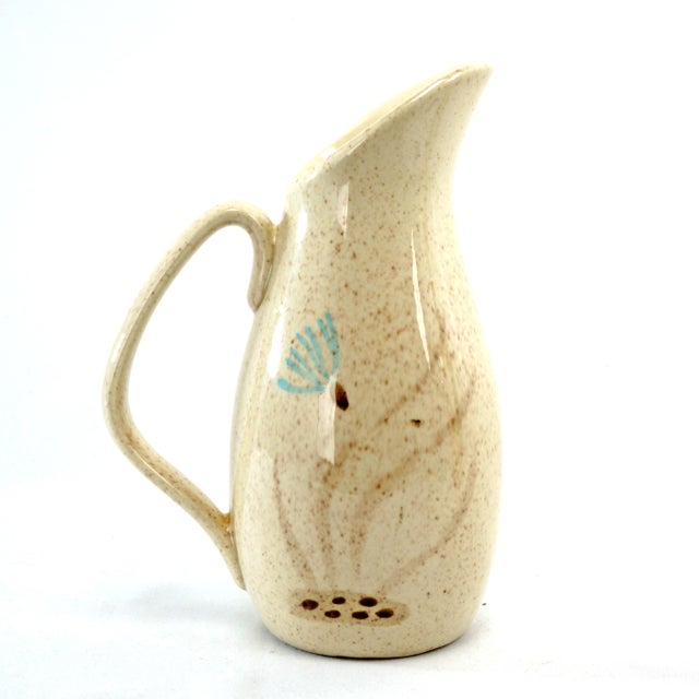Mid-Century Modern Mid Century Redwing Pottery Bob White Quail Creamer 7 in Pitcher For Sale - Image 3 of 9