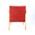 Mid-Century Czechoslovakian Armchair in Original Red Fabric and Blonde Wood, 1960s For Sale - Image 8 of 13