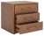 Wood Rosey 3 Drawer Wood Nightstand - Brown For Sale - Image 7 of 11