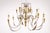 Monumental Swedish Gustavian 12-Light Iron & Parcel GiltWood Chandelier, Rewired For Sale - Image 10 of 12