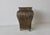 Vintage Footed Embossed Leaf Brass Fluted Planter For Sale - Image 11 of 17
