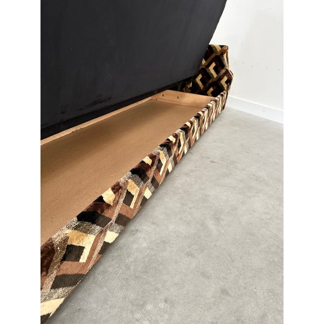 Vintage Daybed with Geometric Patterns, 1970s For Sale - Image 11 of 14