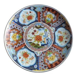 Late 20th Century Japanese Imari Porcelain Charger by Bijutsu