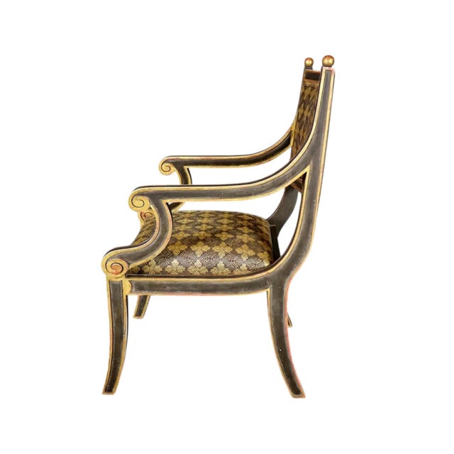 Dennis & Leen Formations Furniture Neoclassical Arm Chair.