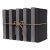 Decorative Books - Onyx & Slate Linen Wrapped Book Bundle - 1 Foot of Black and Grey Books For Sale