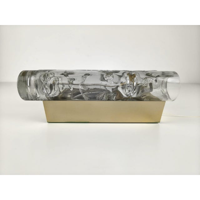 Ice Glass Wall Lights from Doria Leuchten, Germany, 1970s, Set of 2 For Sale - Image 9 of 18