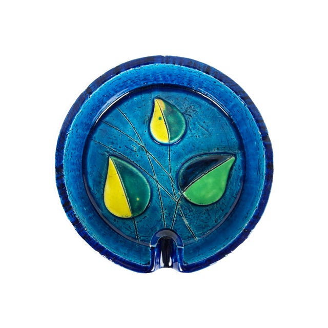 Aldo Londi Rimini Blue Ashtray for Bitossi For Sale - Image 13 of 13