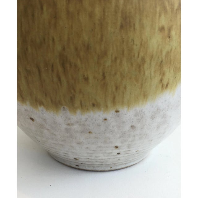 Edouard Chapallaz, Small Sandstone Single-Flower Vase, Signed by Swiss Artist Ed For Sale - Image 9 of 13