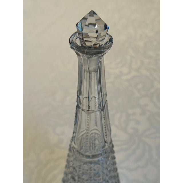 This exceptional antique decanter/carafe is a masterful example of the American Brilliant Period (ABP), dating from the...