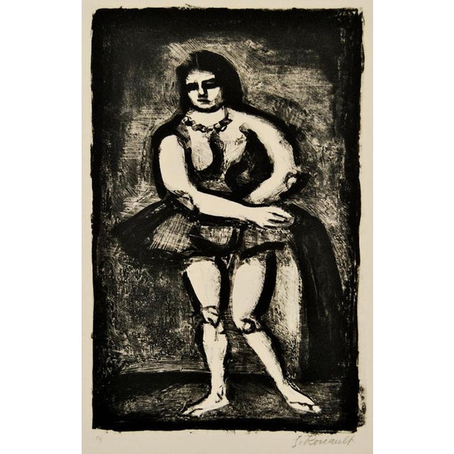 Modern Georges Rouault, The Horsewoman Lithograph, Edition of 25, 1920s, Lithograph For Sale - Image 3 of 4
