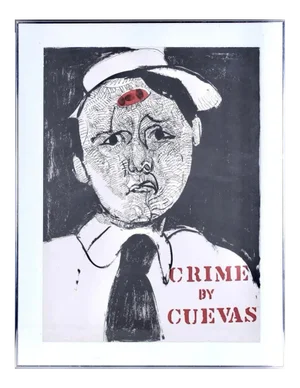 1968 José Luis Cuevas 'Crime by Cuevas Color Lithograph