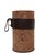 Brown Cork and Leather Umbrella Stands, France, 1970s For Sale - Image 8 of 10