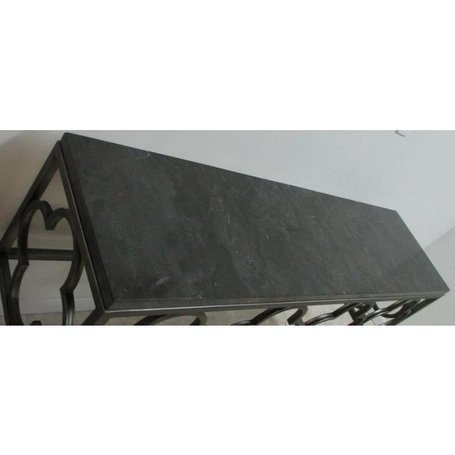 Boho Chic 1990s Universal Furniture New Bohemian Wildflower Console Sofa Table For Sale - Image 3 of 12