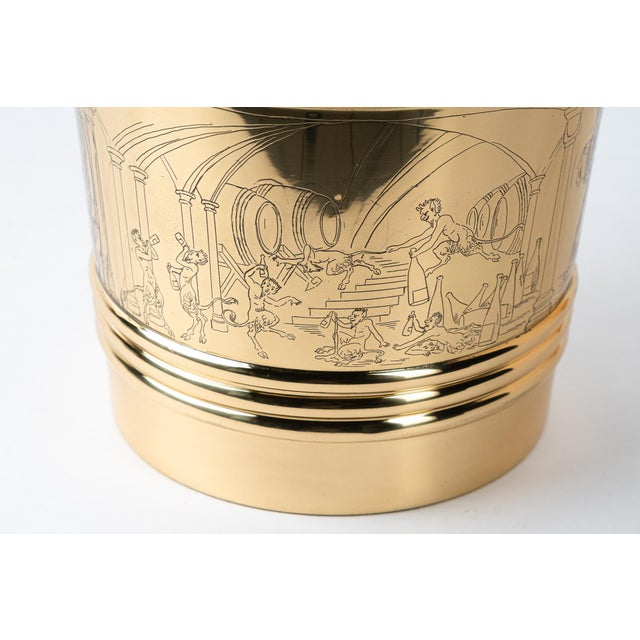 Vintage Brass Champagne Bucket, 1920s For Sale - Image 11 of 18